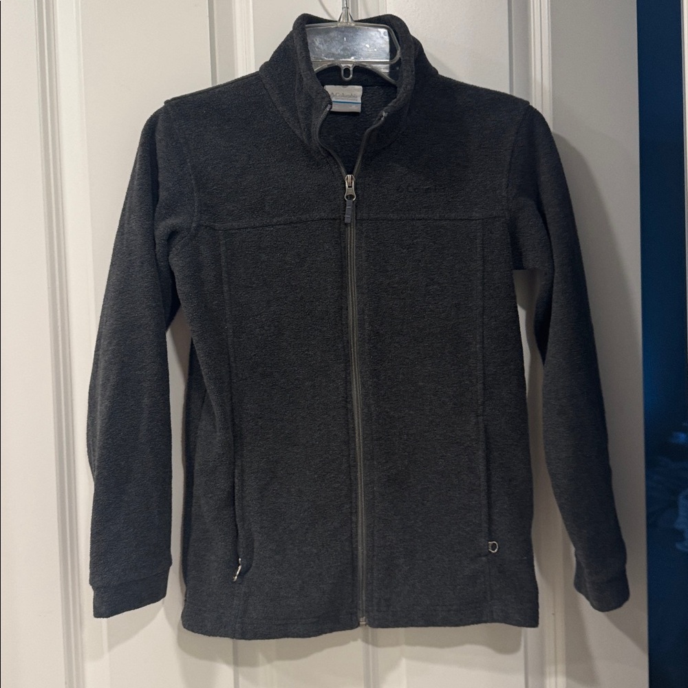 Columbia Charcoal Full-Zip Fleece Jacket
